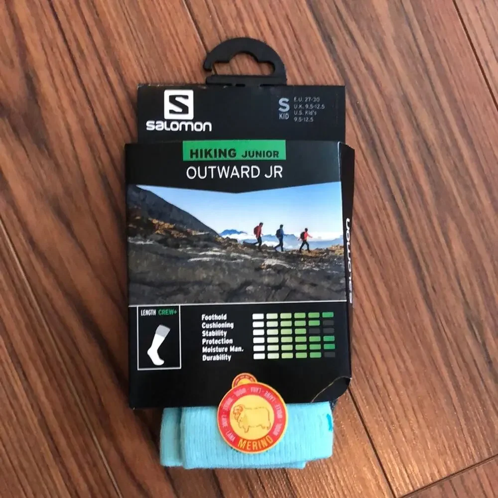 Kids Salomon Socks, Meadowbrook/Icy Morning Small